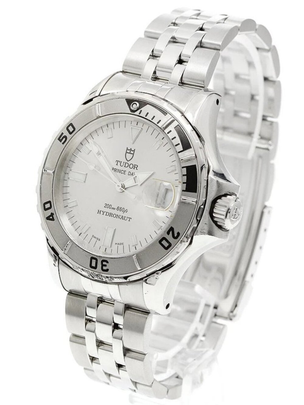 TUDOR Prince Date Hydronaut 89190 Silver Dial Automatic Men's Watch_943813